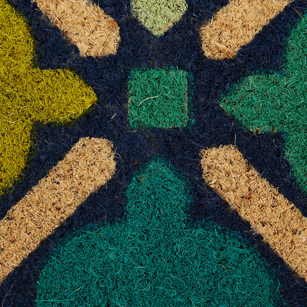 Blue Mosaic Doormat