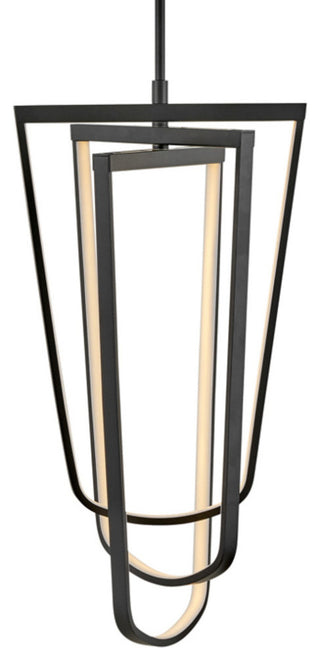 Fredrick Ramond FR31037 Onyx 15"W LED Abstract Pendant - Black