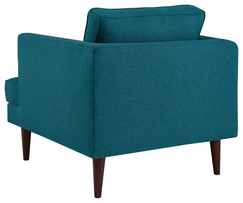 Armchair and Sofa Set, Fabric, Teal Blue, Modern, Living Lounge Hospitality