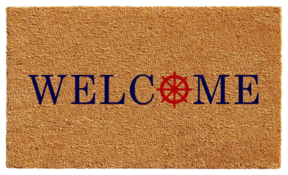 Ships Wheel Welcome Doormat