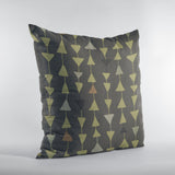 River Rock Manti Embroidery Luxury Throw Pillow, Double sided 12"x20"