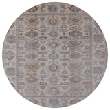 Ahgly Company Indoor Round Mid-Century Modern Area Rugs, 6' Round