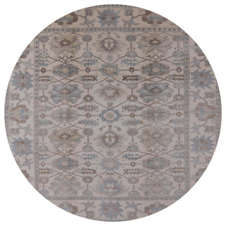Ahgly Company Indoor Round Mid-Century Modern Area Rugs, 6' Round
