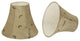 30009-2 Small Bell  Chandelier Clip On Lamp Shade Gold 3"x6"x5"