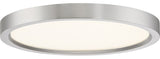 Outskirts LED Flush Mount, Brushed Nickel