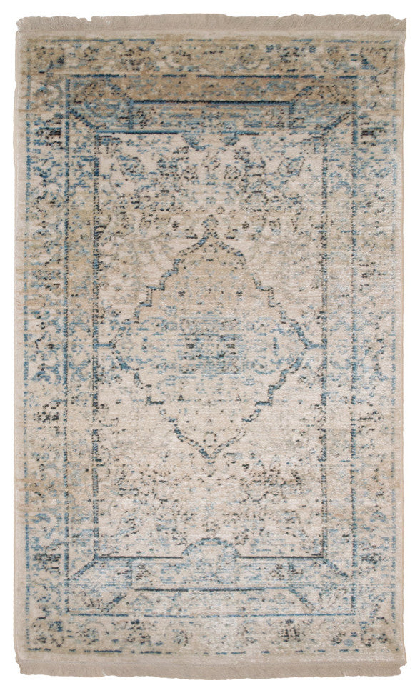 Machine Made Polyester Durable Indoor Outdoor Washable Oriental Pattern Footmat