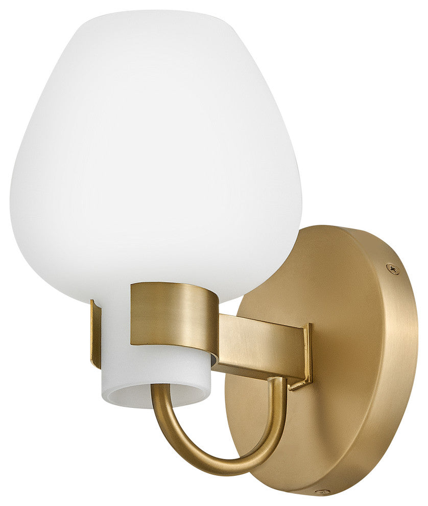 Hinkley Sylvie Small Sconce, Heritage Brass