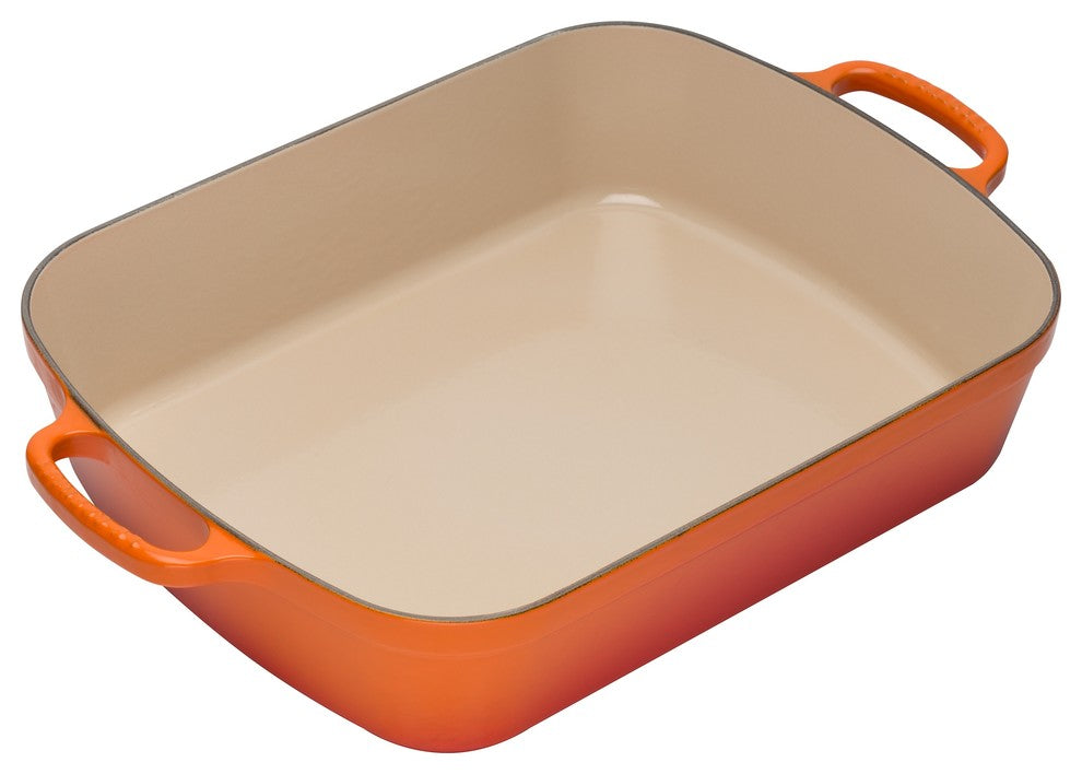 Le Creuset Signature Cast Iron Roaster, 33 cm, Volcanic