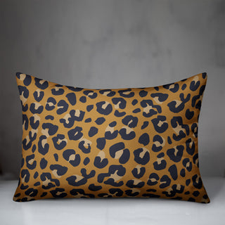 Gold Leopard 20x14 Spun Poly Pillow
