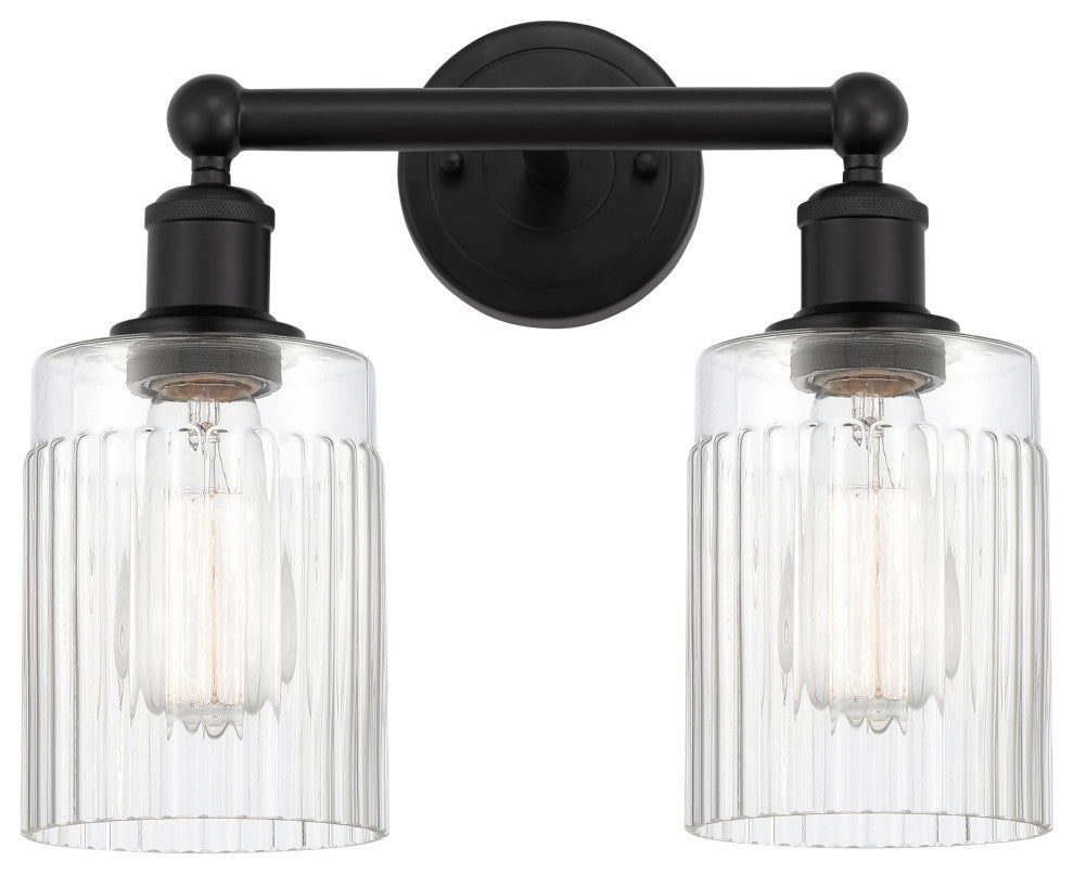 Innovations 616-2W-BK-G342 2 Light 13.5" Bath Vanity Light, Matte Black