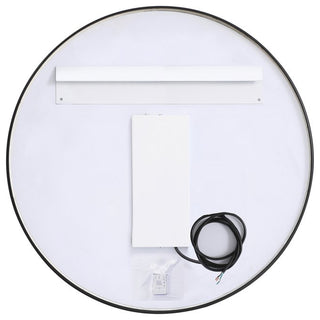 Modern Black Led Mirror, 32"