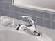 Delta Classic Single Handle Centerset Bathroom Faucet, Chrome, 520-PPU-DST
