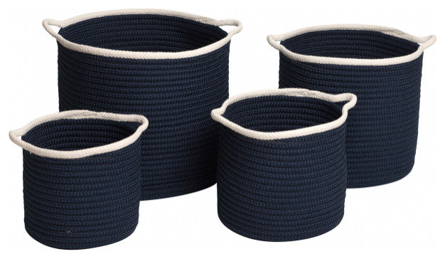 Colonial Mills Basket Sonoma Basket Navy Round