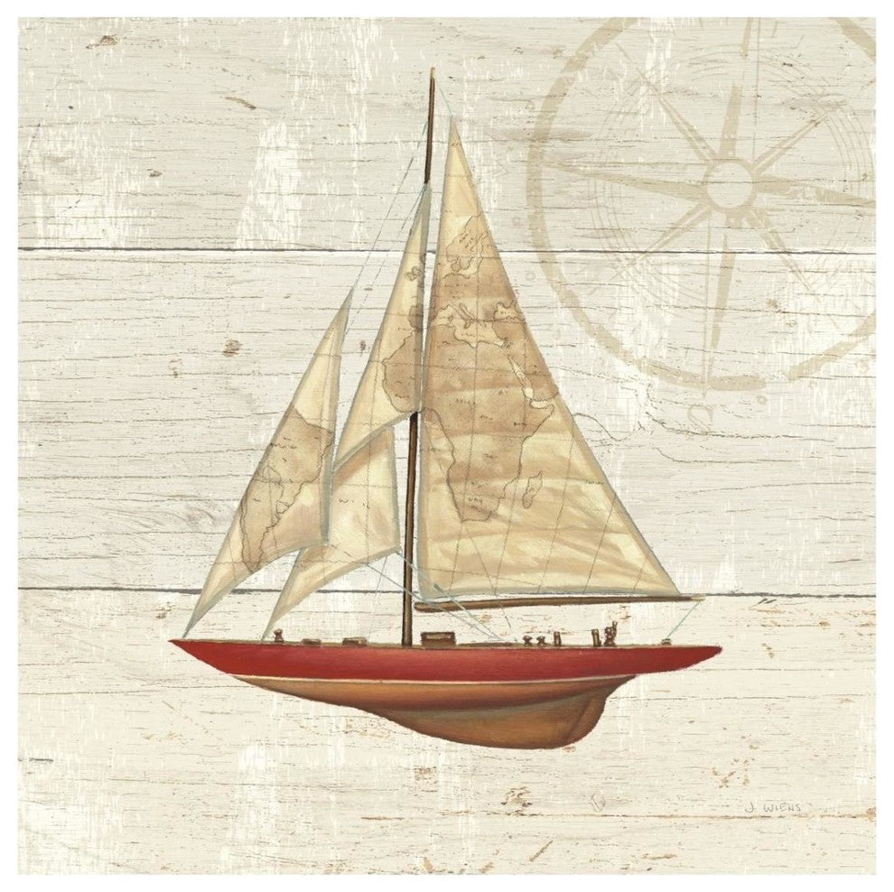 "Nautique II" Digital Paper Print by James Wiens, 32"x32"