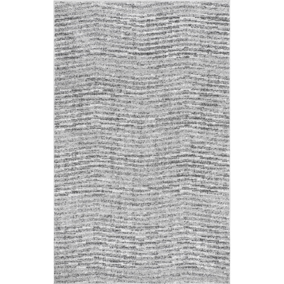 Nuloom Olas Area Rug, Grey 7'6"Square