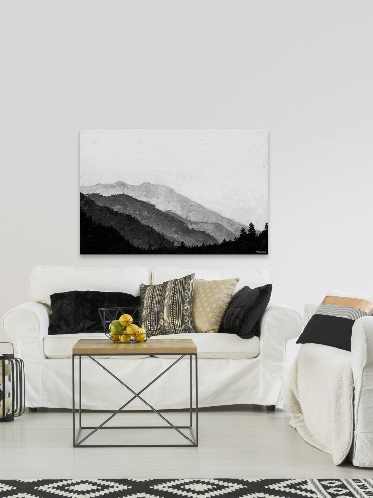 "Conquer Your Fears" Painting Print on Wrapped Canvas, 60x40