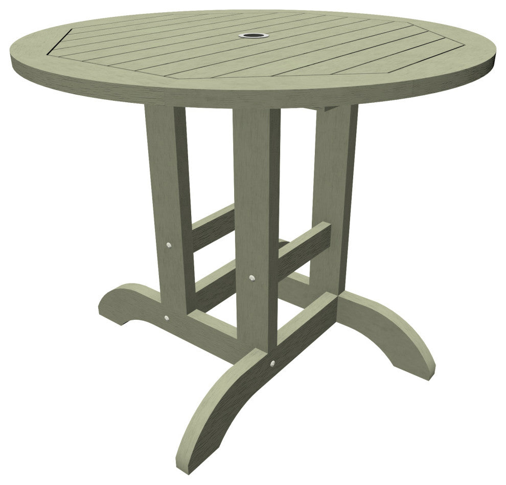 Sequoia 36" Round Bistro Dining Table, Eucalyptus