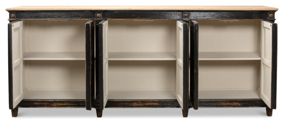 Marksman Extra Wide Sideboard Antique Ebony