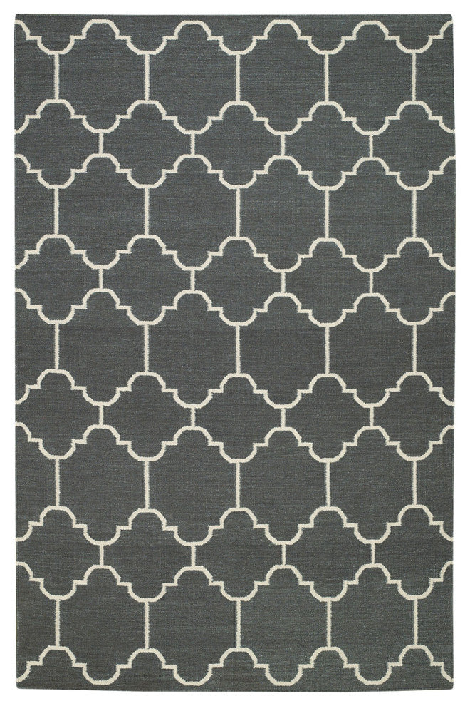 Capel Genevieve Gorder Serpentine Smoke 3623_350 Flat Woven Rugs - 8' X 11' Rect