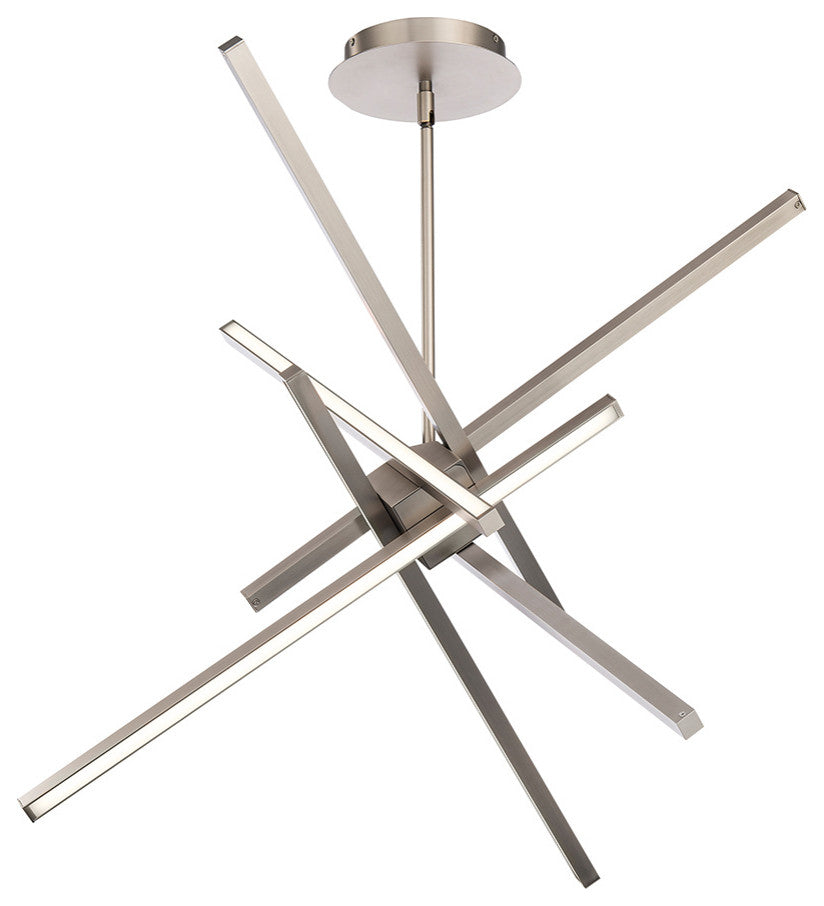 W.A.C. Lighting Parallax LED Pendant PD-73129-BN