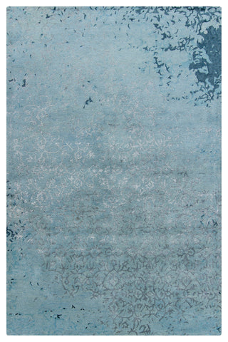 Rupec Contemporary Area Rug, Blue and Gray, 5'x7'6"