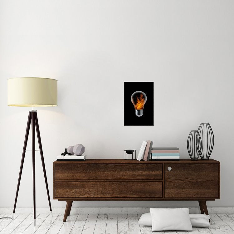 "The 4 Elements I" Framed Canvas Giclee by Stefan Eisele, 16x23"