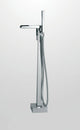 OVE Decors Infinity Freestanding Faucet With Handheld Shower, Chrome