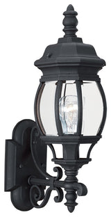 Sea Gull Wynfield 1-Light Outdoor Wall Lantern 88200-12, Black