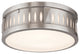 Vista Ceiling Mount, Brushed Nickel