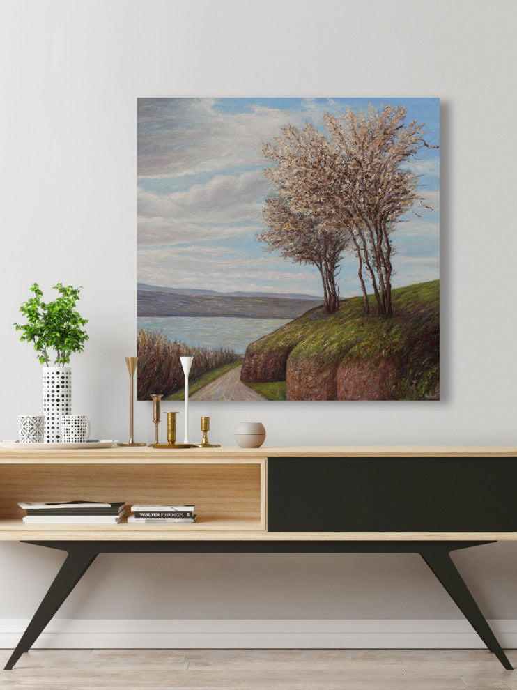 "Nature Is Home" Painting Print on Wrapped Canvas, 48x48