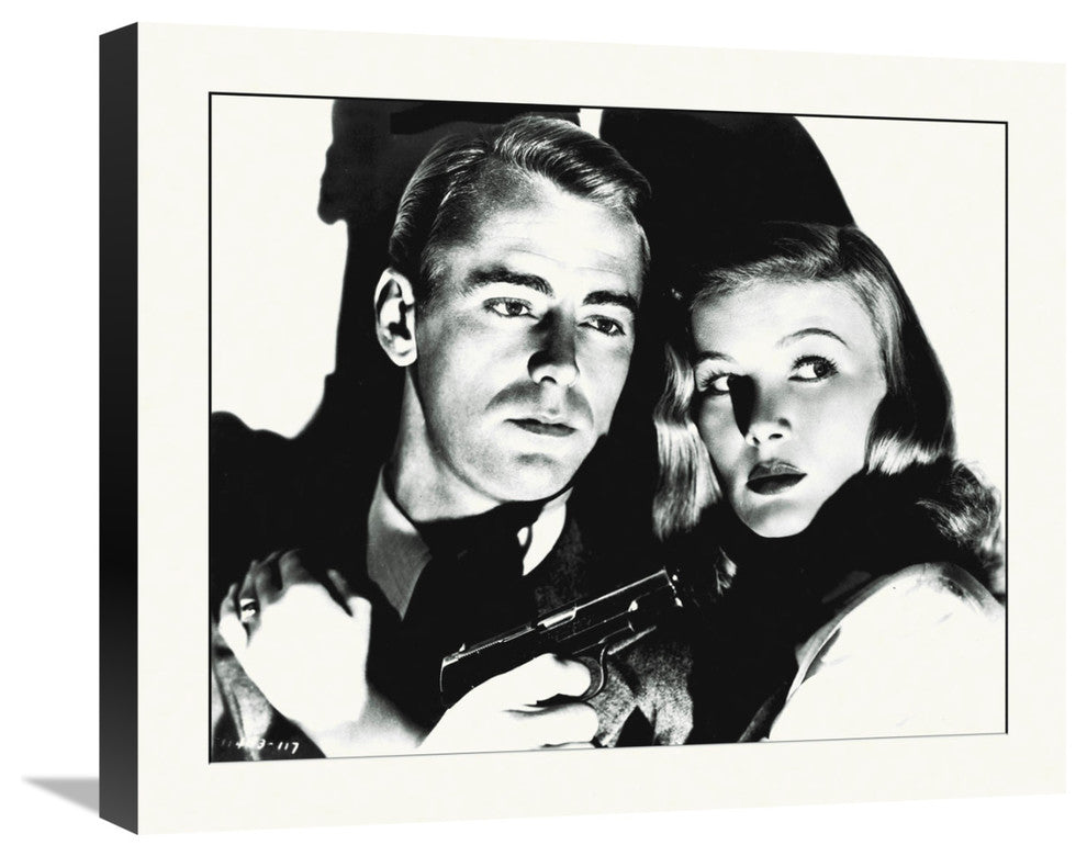 "Promotional Still - This Gun For Hire" Canvas Giclee, 22"x18"