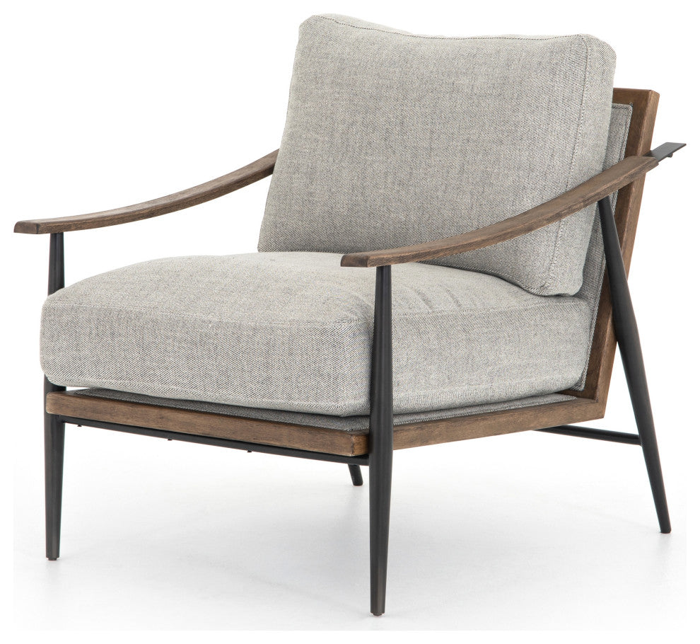 Kennedy Chair-Gabardine Grey