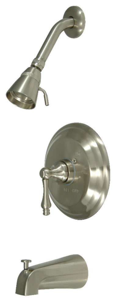 Kingston Brass Tub and Shower Faucet, Trim Only, Brushed Nickel