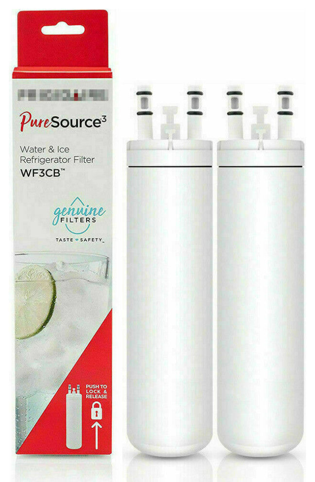 2 Pack Frigidaire WF3CB Pure Source 3 Refrigerator Water Filter for 46-9999