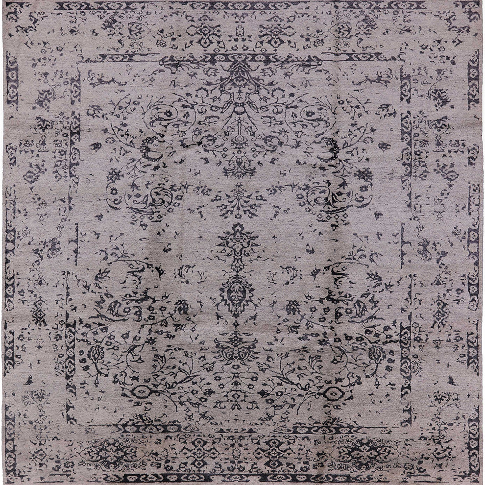 Ahgly Company Indoor Square Mid-Century Modern Area Rugs, 6' Square