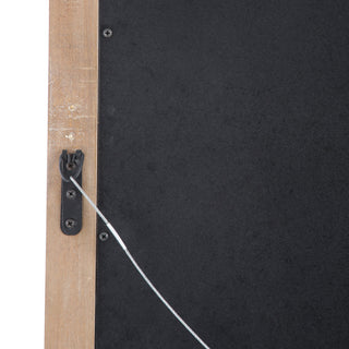 Sara Modern Standing Mirror With Carved Frame