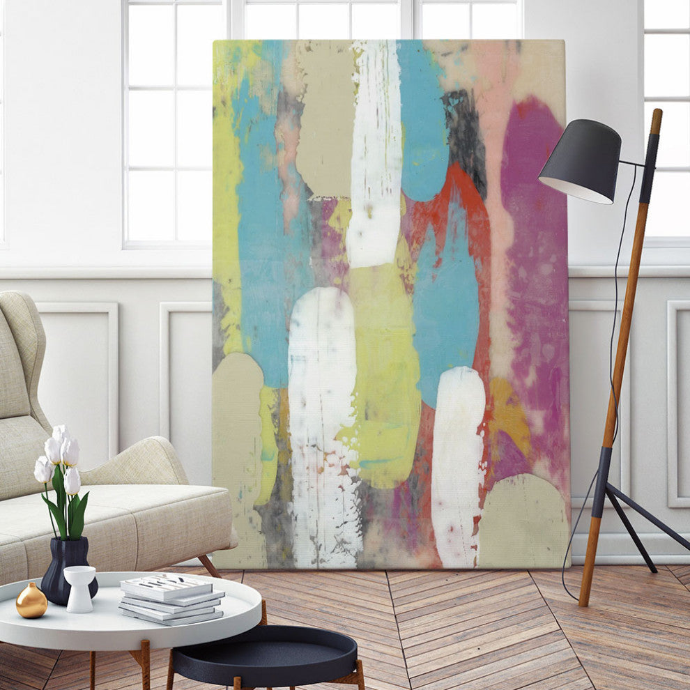 "Swatch Layers I" Fine Art Giant Canvas Print, 48"x72"