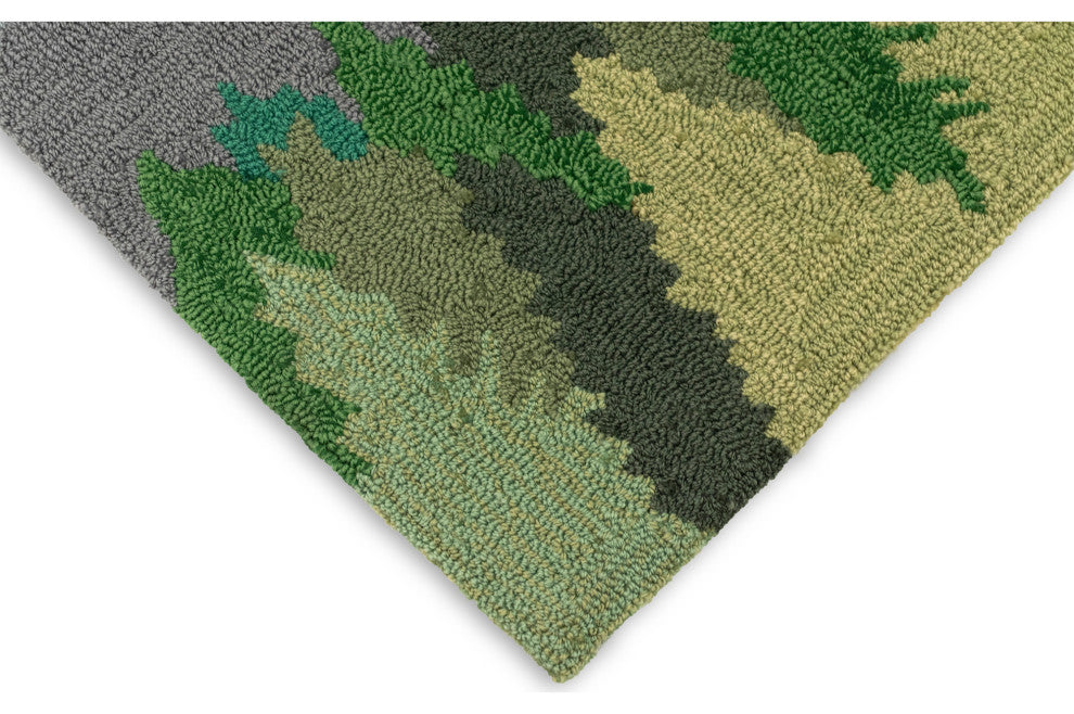 Frontporch Take A Hike Indoor/Outdoor Rug, Forest, 1'8"x2' 6"