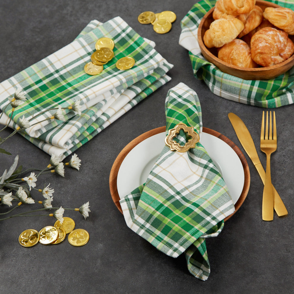St. Paddy Plaid Napkin Set of 6
