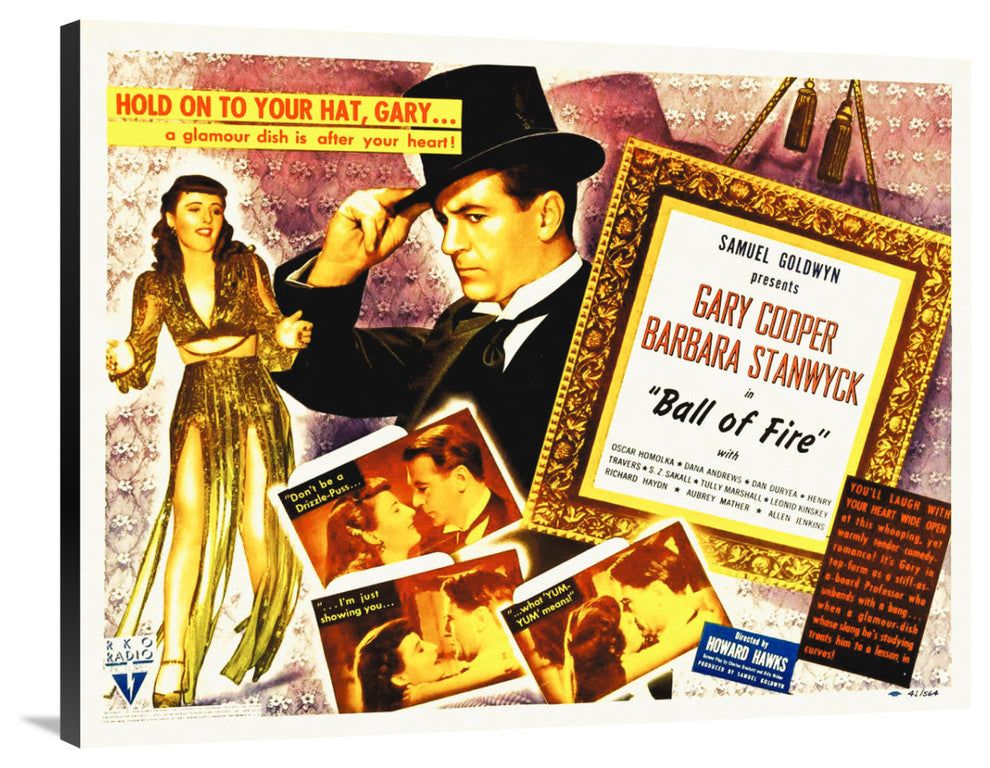 "Ball of Fire" Stretched Canvas Giclee by Hollywood Photo Archive, 40x31"