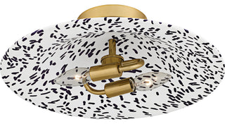 Quoizel QFL6789 Indigo 2 Light 16"W Semi-Flush Ceiling Fixture - Light Gold /