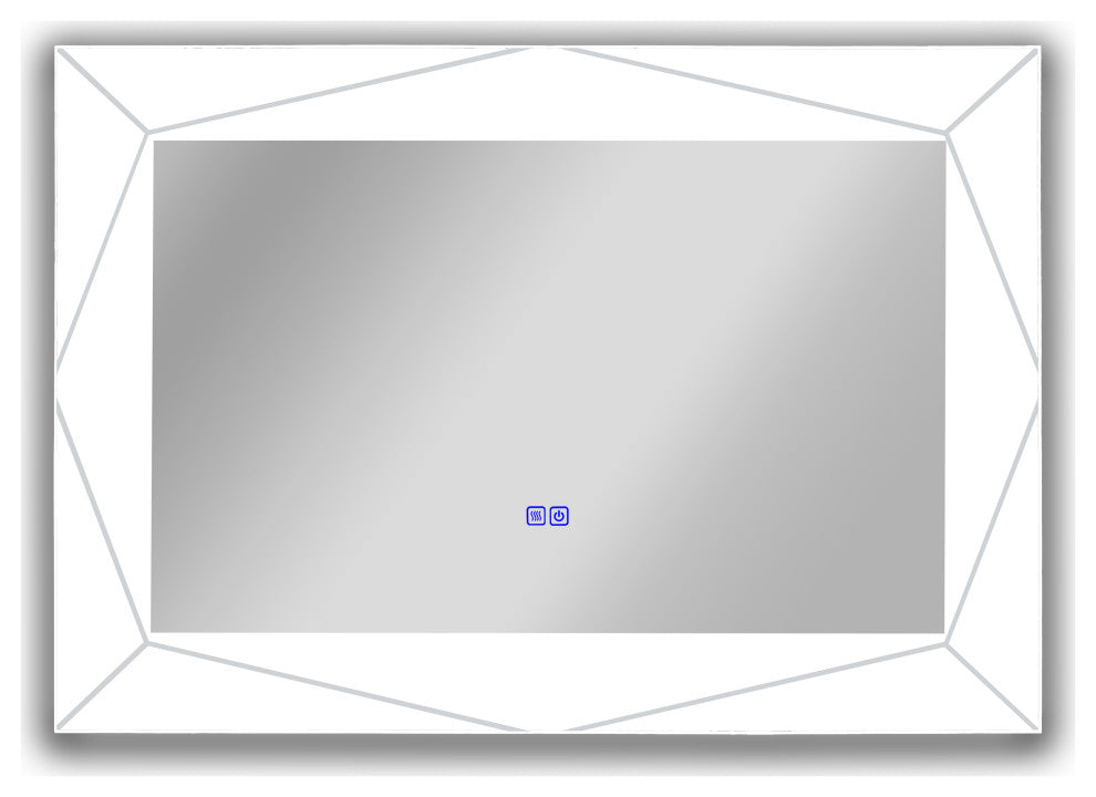 CHLOE Lighting SPECULO Back Lit LED Mirror 6000K, Daylight White, 39"
