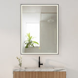 Fenice Surface-Mount/Reccessed LED Lighted Bathroom Medicine Cabinet, 24"