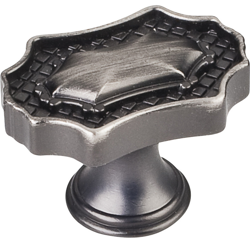 Jeffrey Alexander 211BNBDL Padua Cabinet Knob, Brushed Pewter