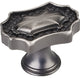 Jeffrey Alexander 211BNBDL Padua Cabinet Knob, Brushed Pewter