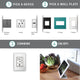 Adorne Softap Wi-Fi Ready Master Dimmer, Magnesium, Lamping Info: 600w - Incande