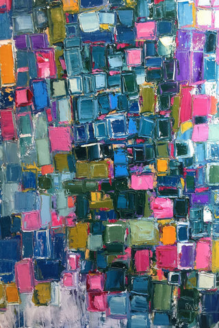"Elevation" Painting Print on Wrapped Canvas, 40"x60"