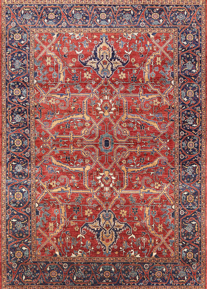 Ahgly Company Indoor Rectangle Mid-Century Modern Area Rugs, 2' x 4'