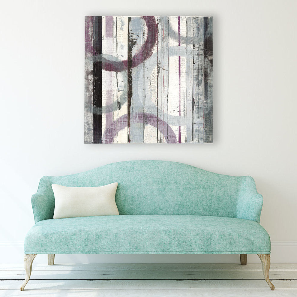 "Plum zephyr" Museum Mounted Canvas Print, 20"x20"