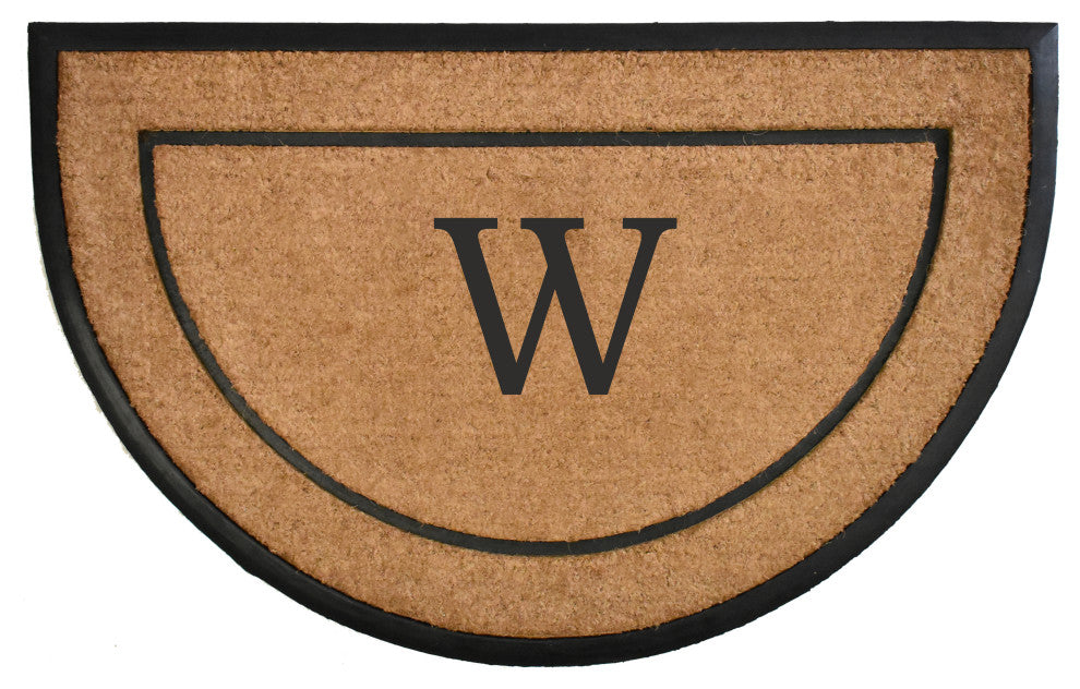 Calloway Mills The General Monogram Doormat, Letter W